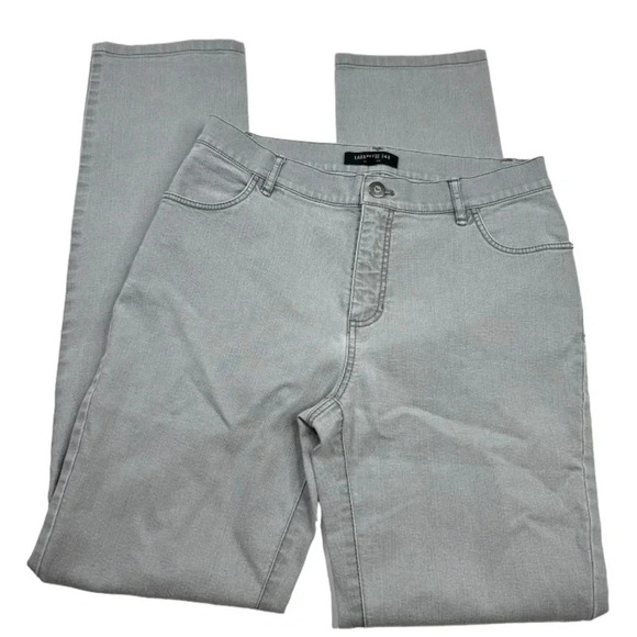 Lafayette 148 Thompson Slim Straight Jeans - Picture 1 of 11